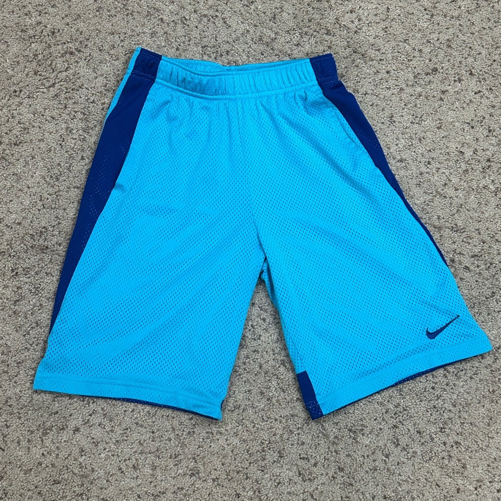 Turquoise & Purple Mesh Nike Basketball Shorts Size:
